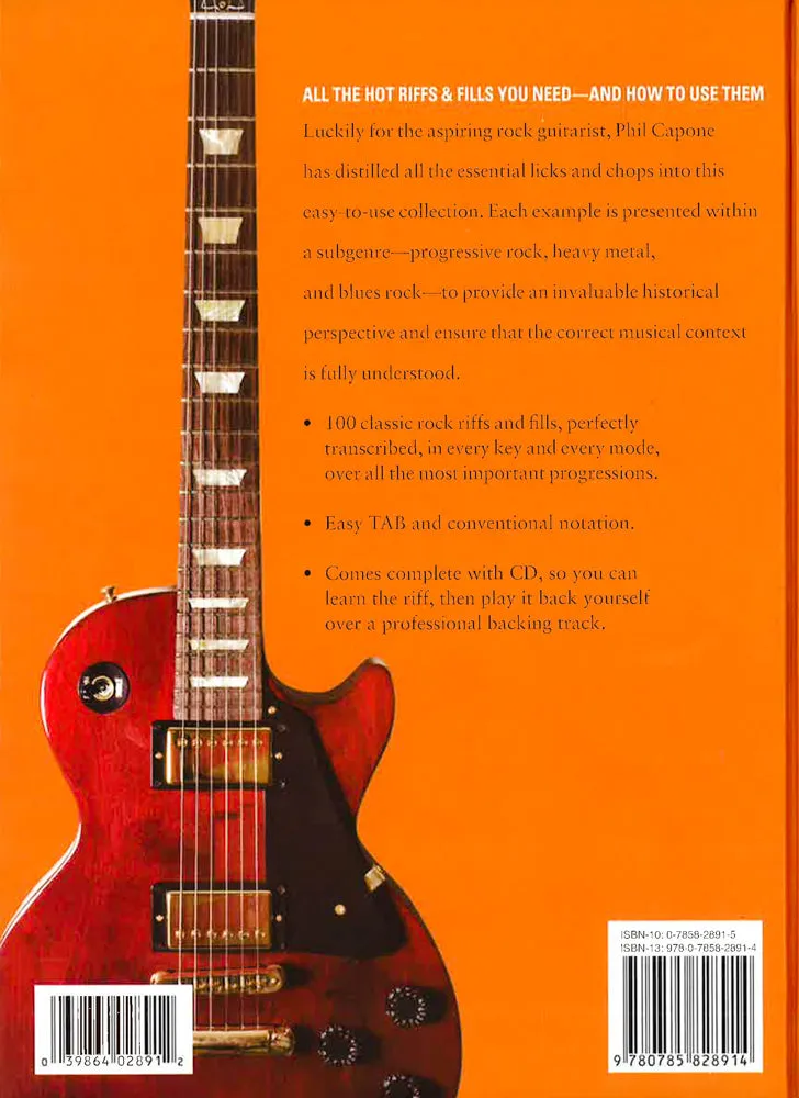 100 Killer Riffs And Fills For Rock Guitar
