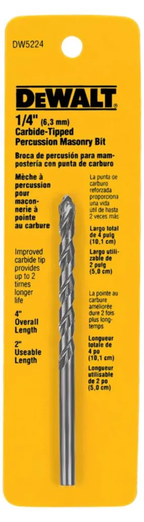 1/4 IN. x 4 IN. Drill Bit Premium Percussion