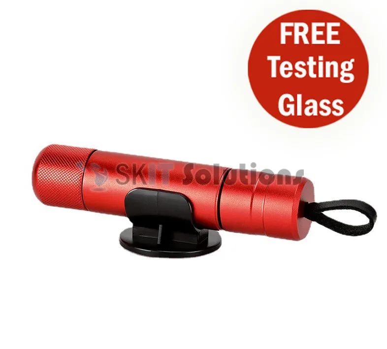 2-in-1 Car Safety Hammer Glass Window Breaker Seat Belt Cutter Auto Emergency Escape Tool Keychain