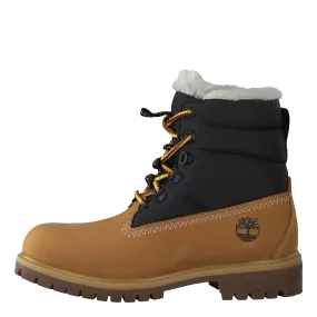 6" Heritage Puffer Bt Wht Wheat