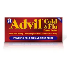 Advil Cold & Flu Tablets 20 Pack