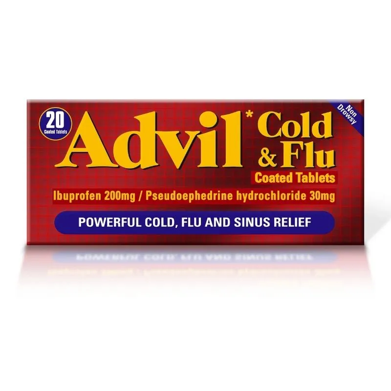 Advil Cold & Flu Tablets 20 Pack