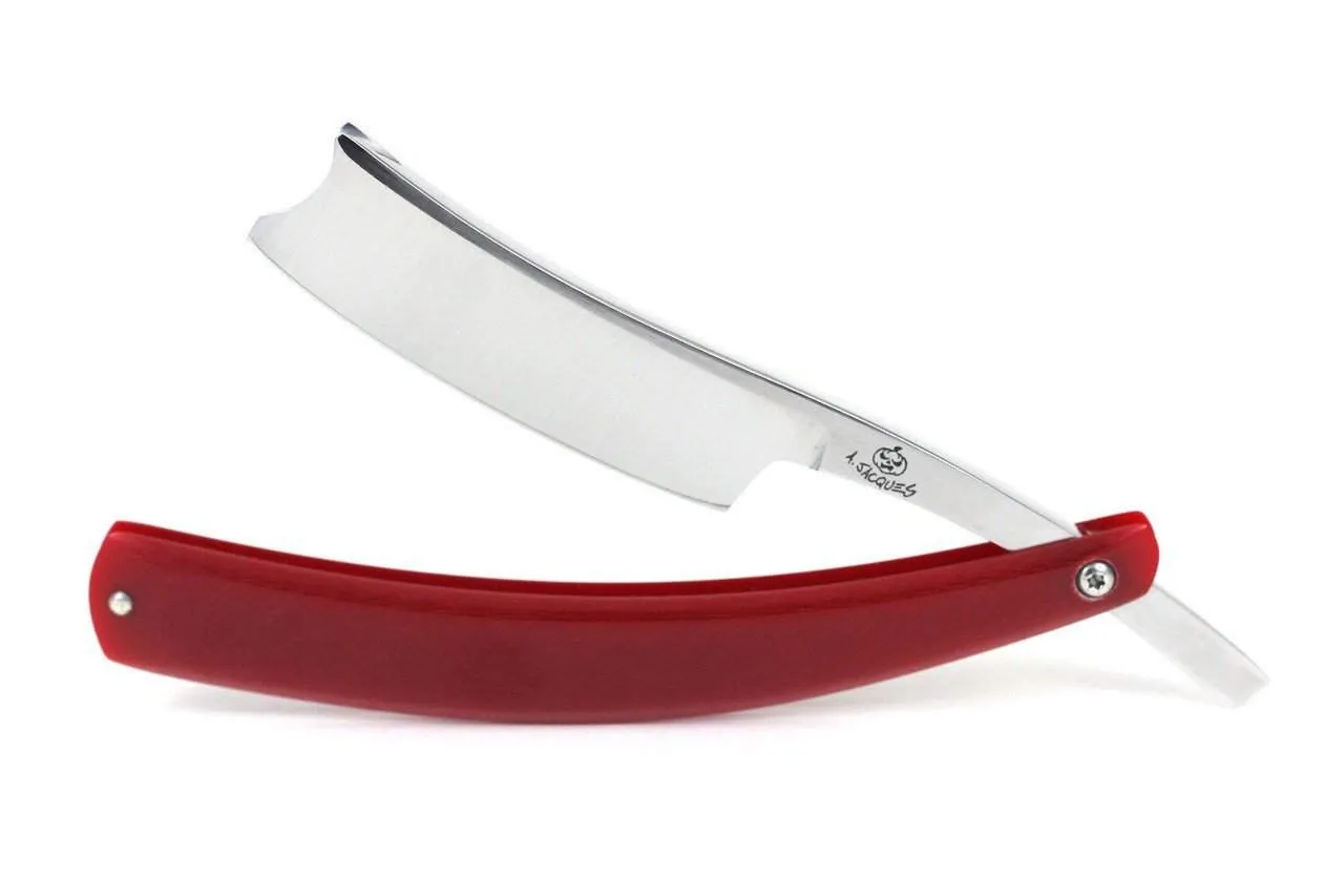 Alex Jacques "Production Style" 7/8" Razor With Red G10 Scales