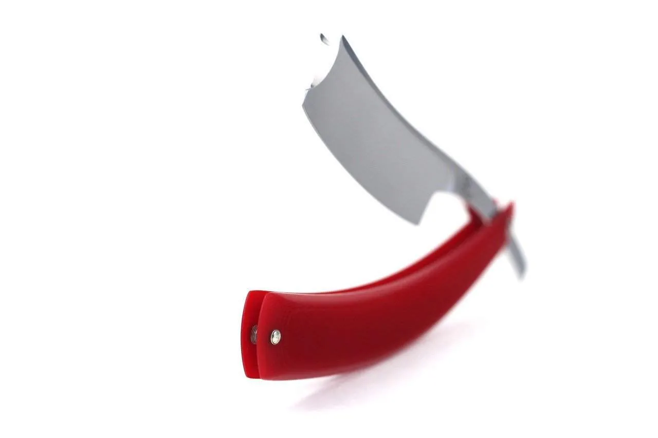 Alex Jacques "Production Style" 7/8" Razor With Red G10 Scales