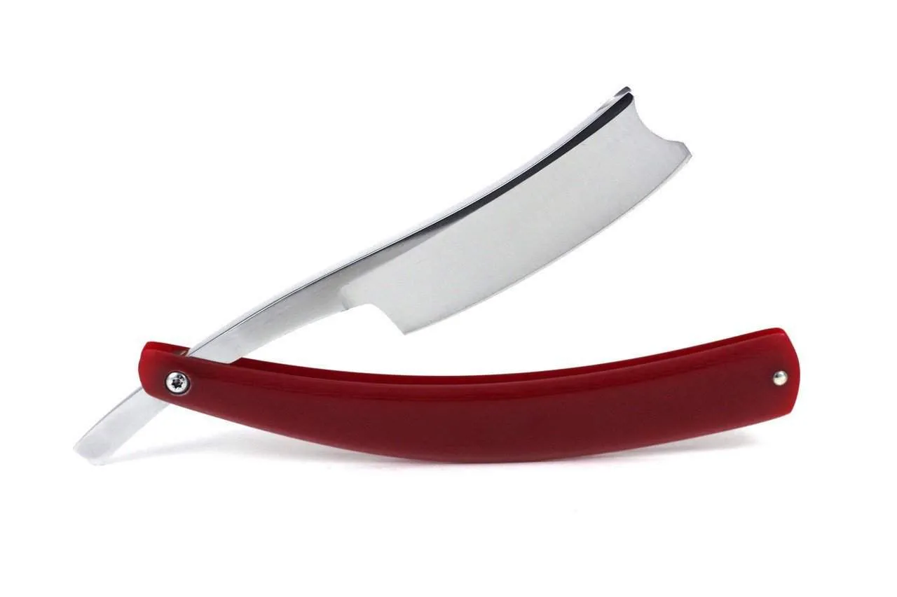 Alex Jacques "Production Style" 7/8" Razor With Red G10 Scales
