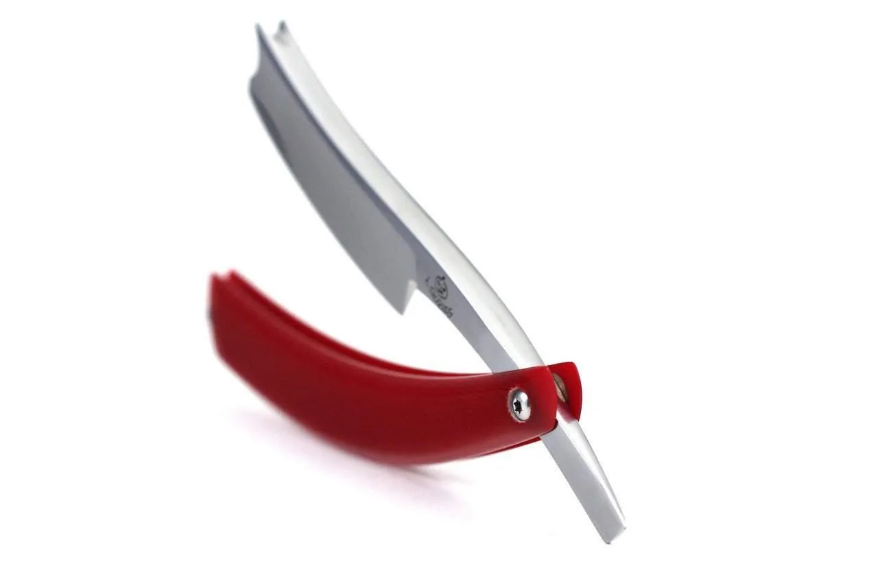 Alex Jacques "Production Style" 7/8" Razor With Red G10 Scales