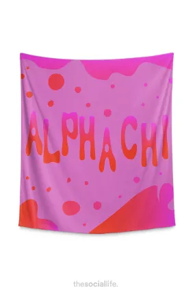 Alpha Chi Omega Lava Tapestry