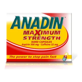 Anadin Max Strength Capsules 12's