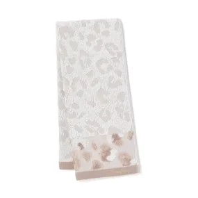 Antibacterial Deodorant Face Towel Leopard Beige