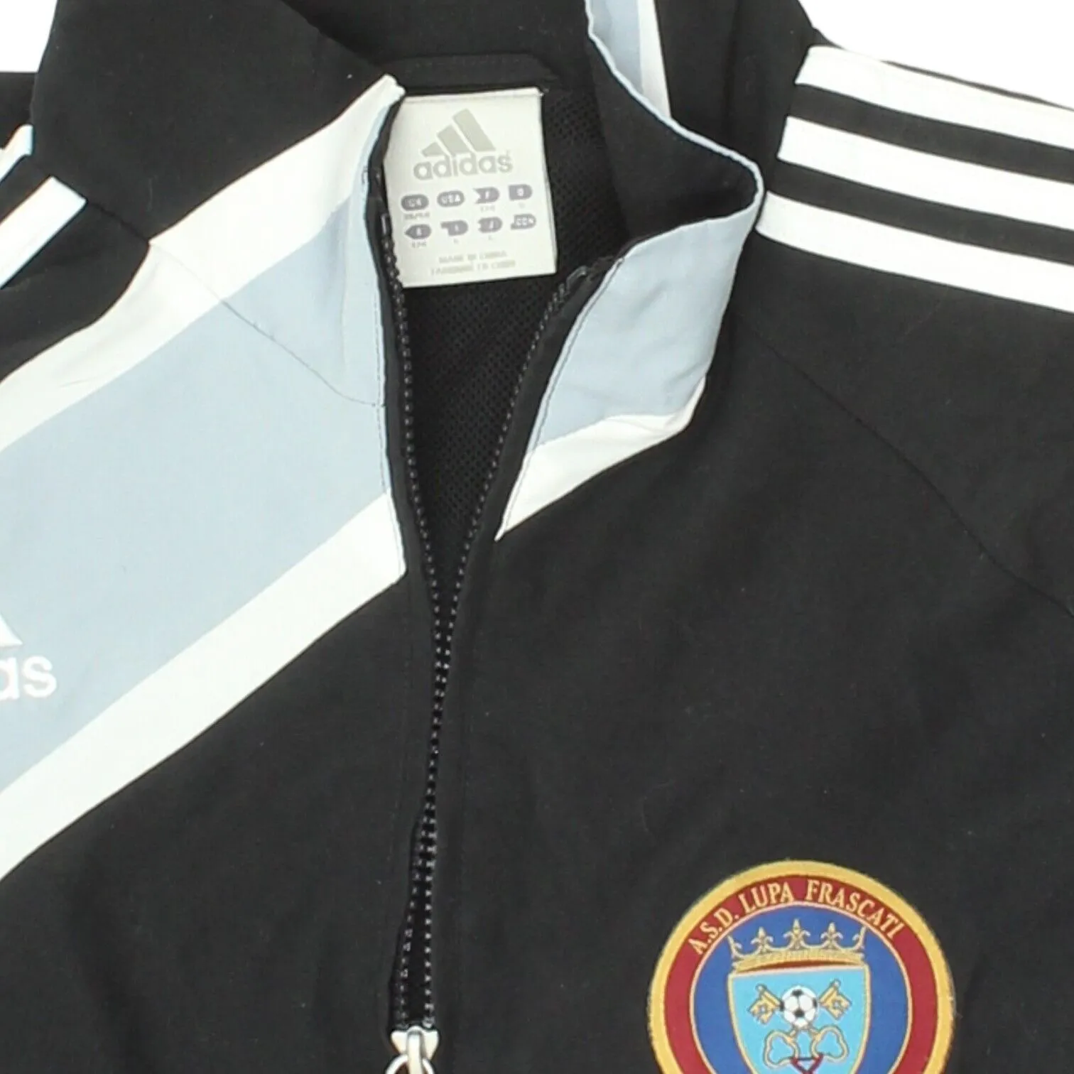 A.S.D. Lupa Frascati 2008 Adidas Mens Black Training Jacket | Vintage Football
