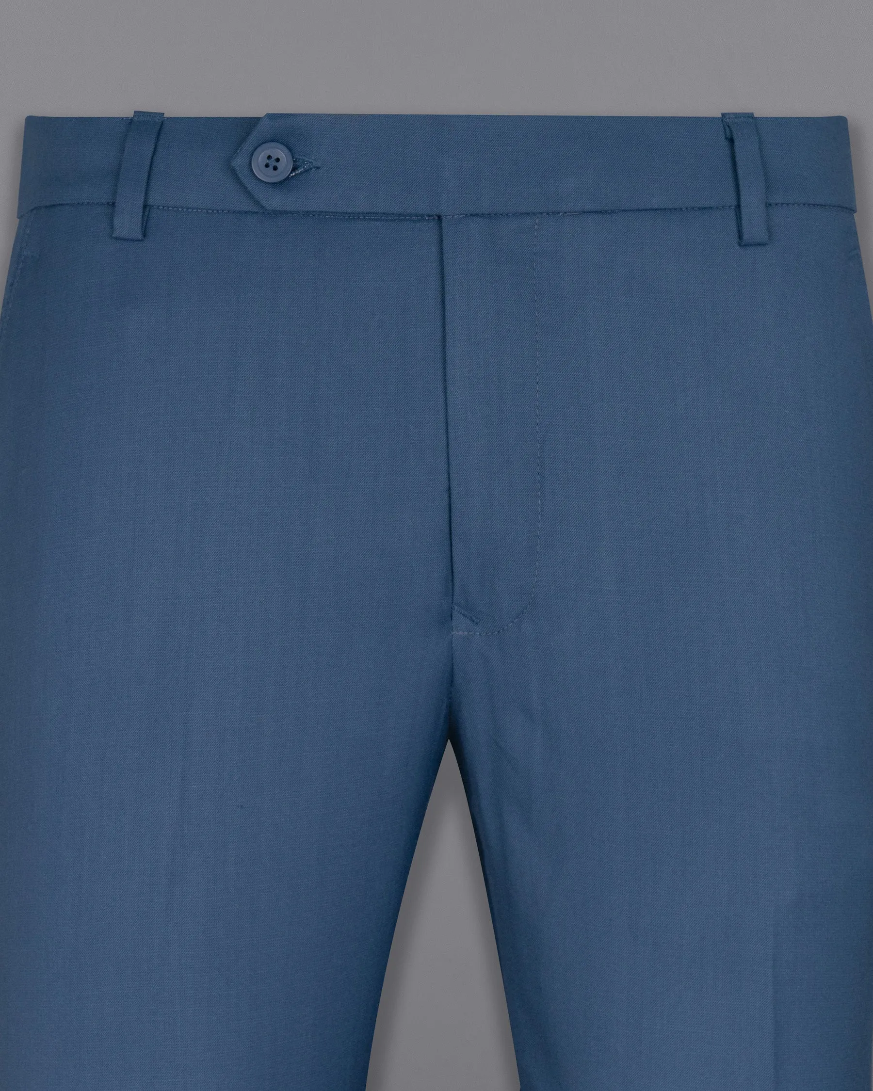 Bay of Many Blue Wool Rich Pant