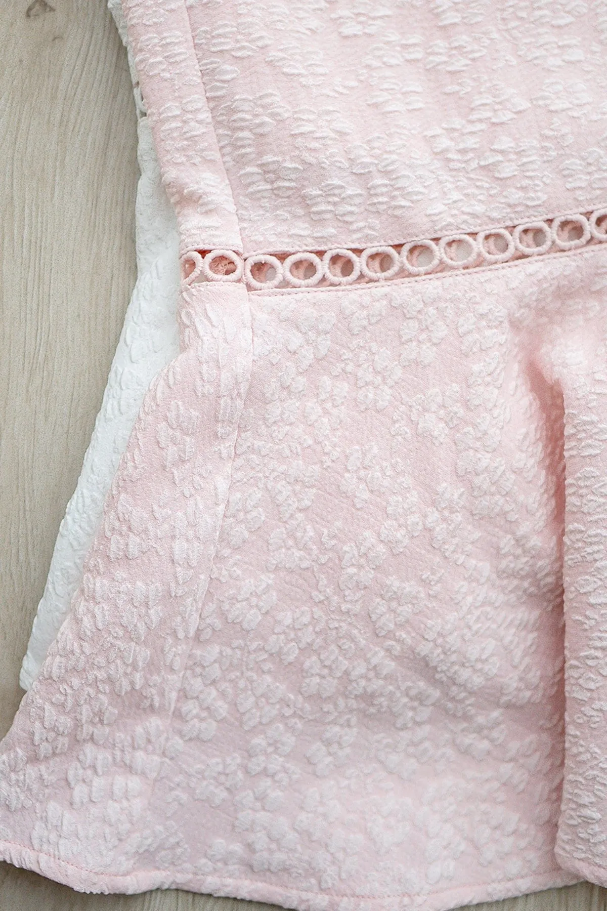 BERLINA EMBOSSED SKIRT IN PINK