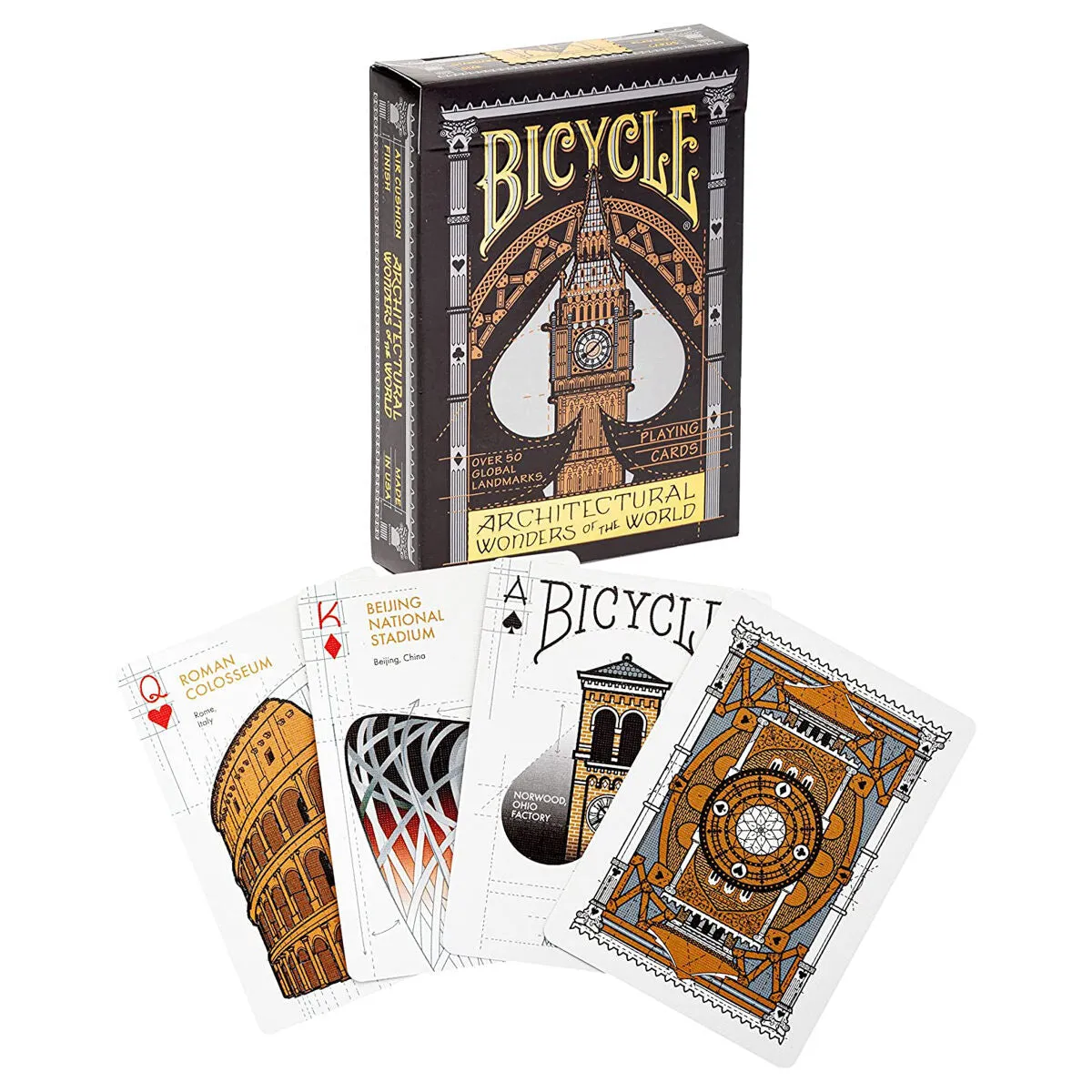 Bicycle Architectural Wonders of the World Playing Cards