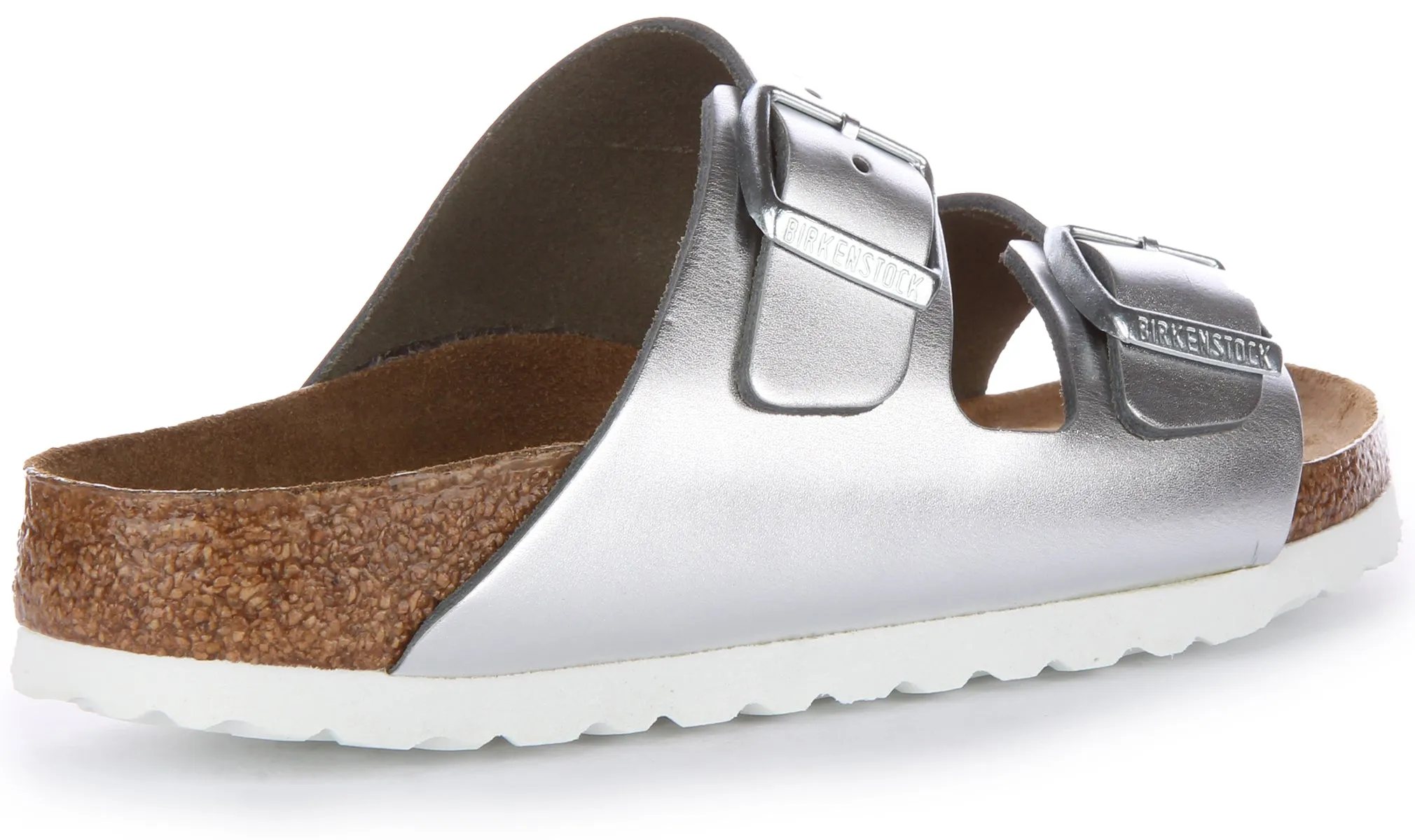 Birkenstock Arizona BS In Silver | Narrow Fit