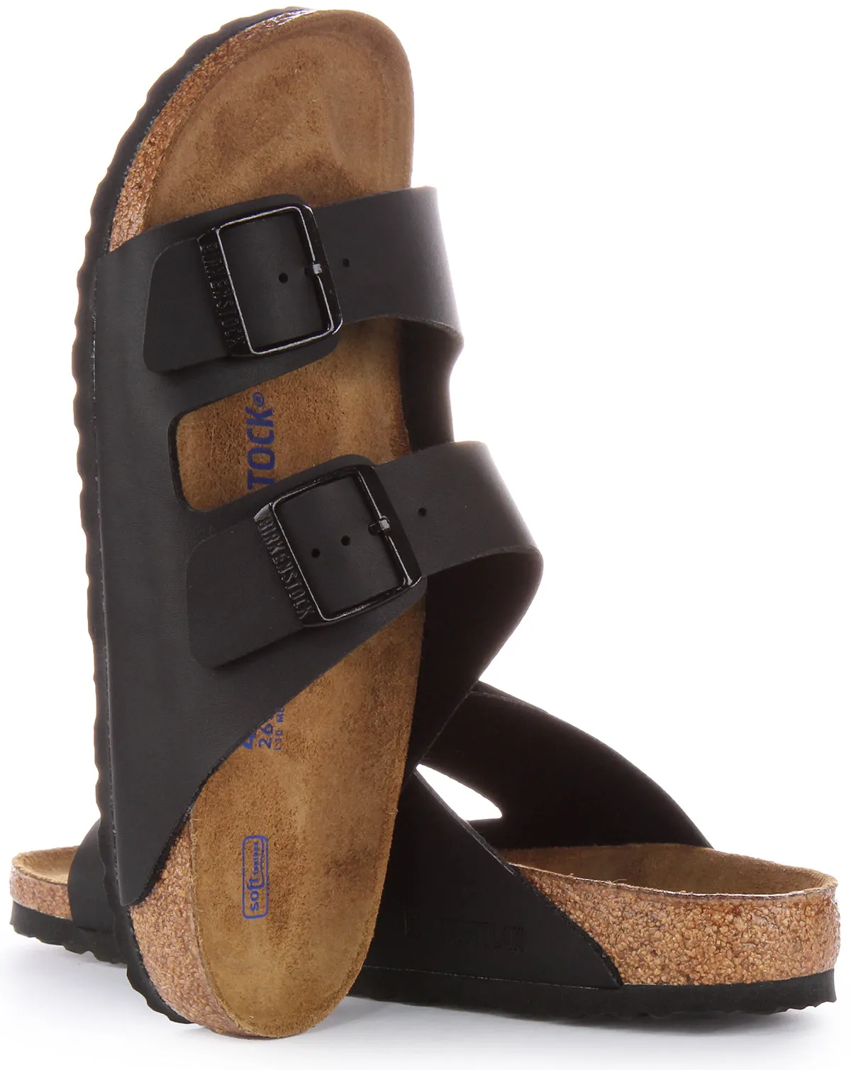 Birkenstock Arizona Soft Footbed In Black | Narrow Fit