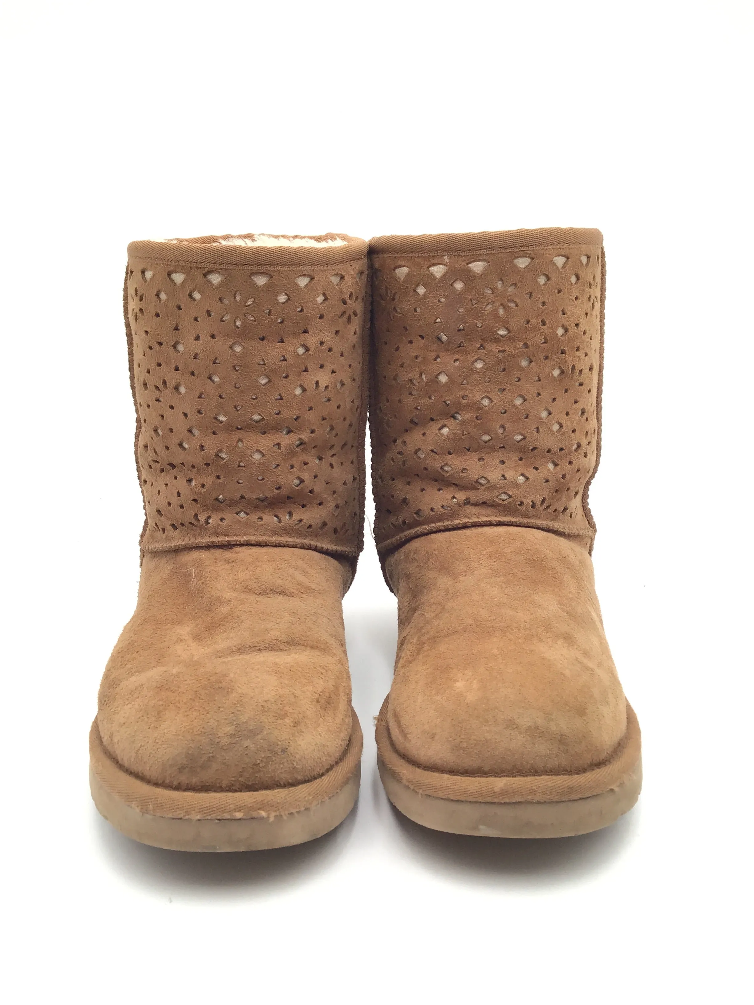 Boots Designer By Ugg In Tan, Size: 8