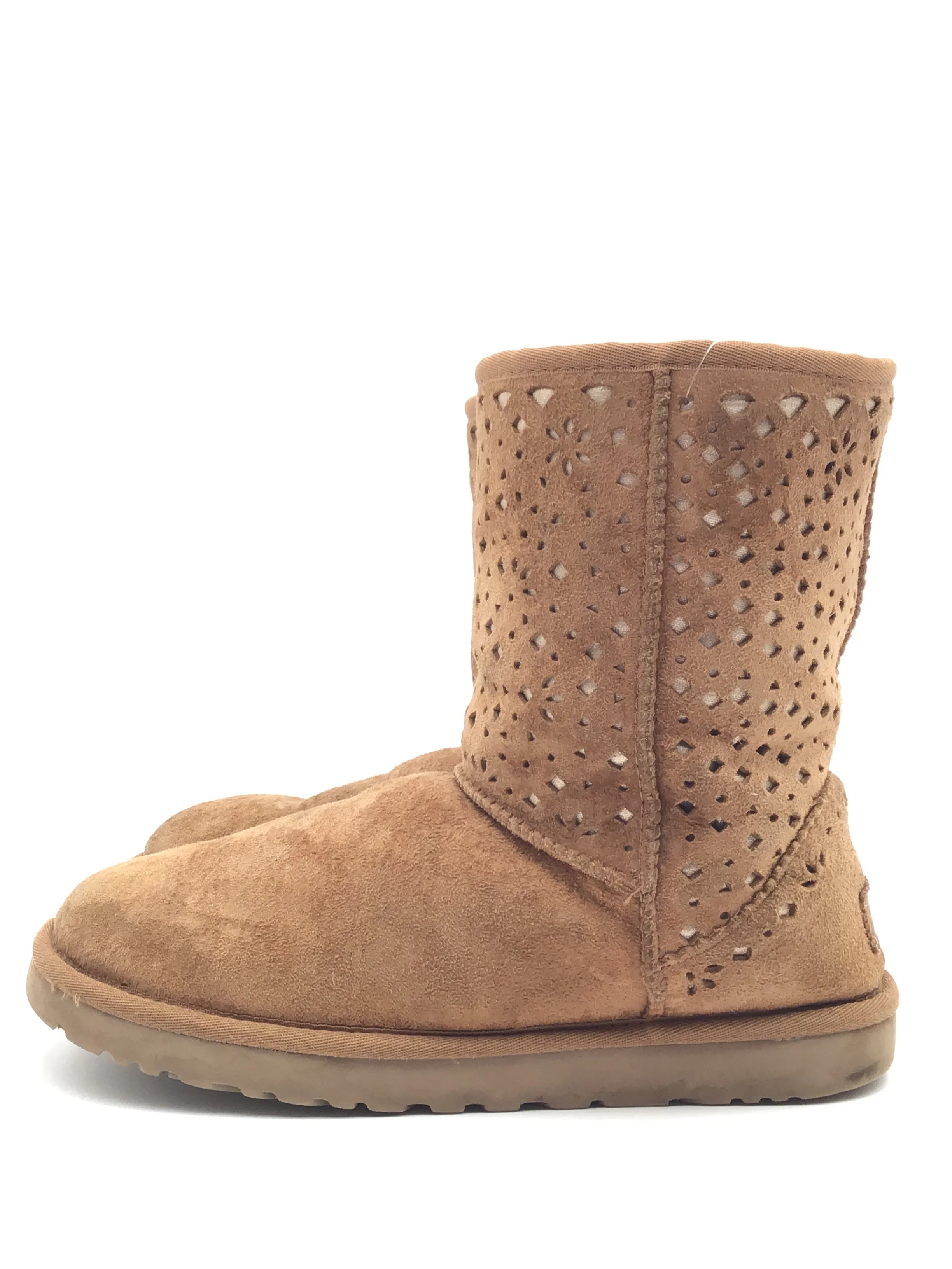 Boots Designer By Ugg In Tan, Size: 8