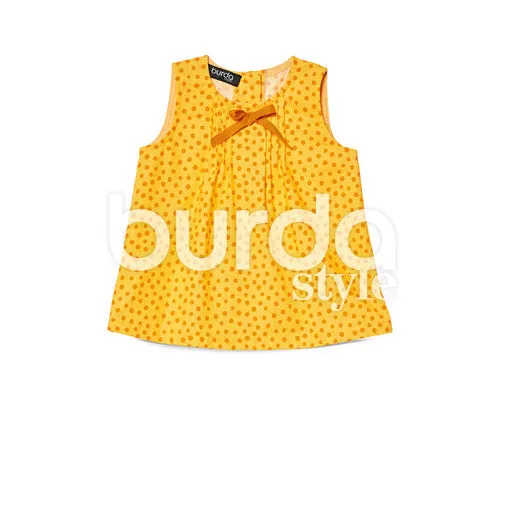 Burda Baby Top, Dress, Panties 9358