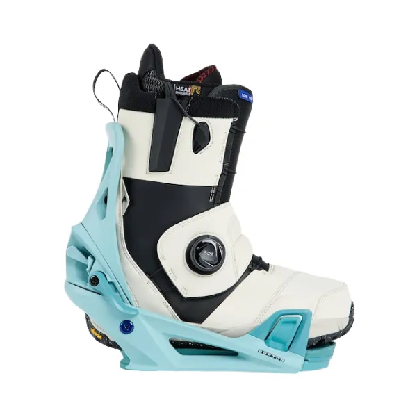 Burton 2024 Men's Step On® Re:Flex Snowboard Bindings - Rock Lichen