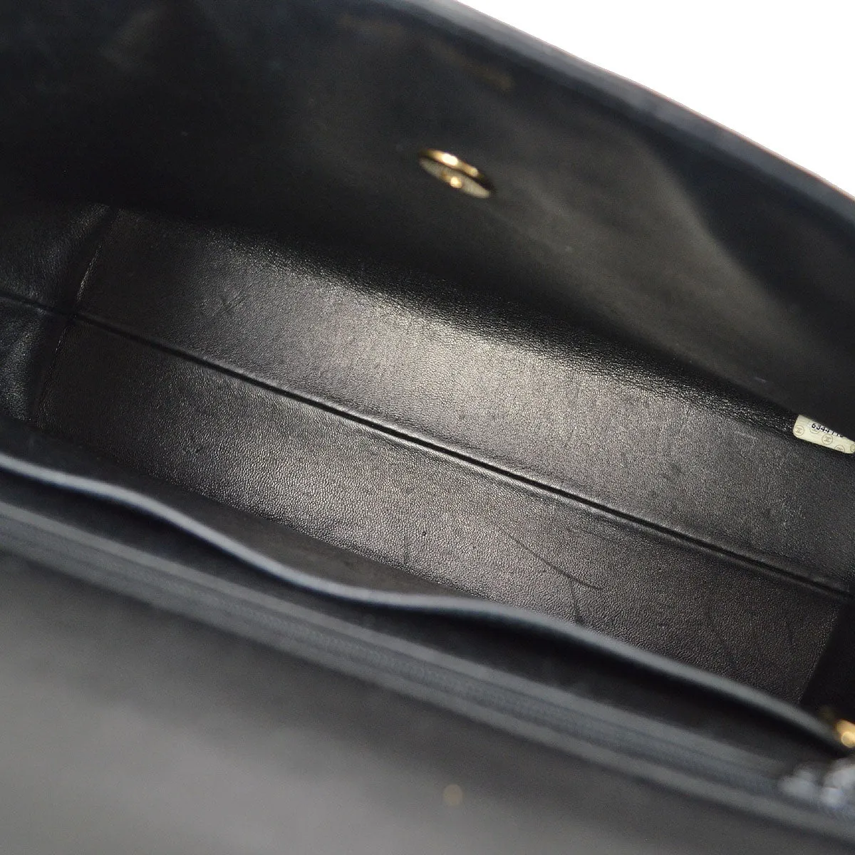 CHANEL  Black Crocodile Kelly 30