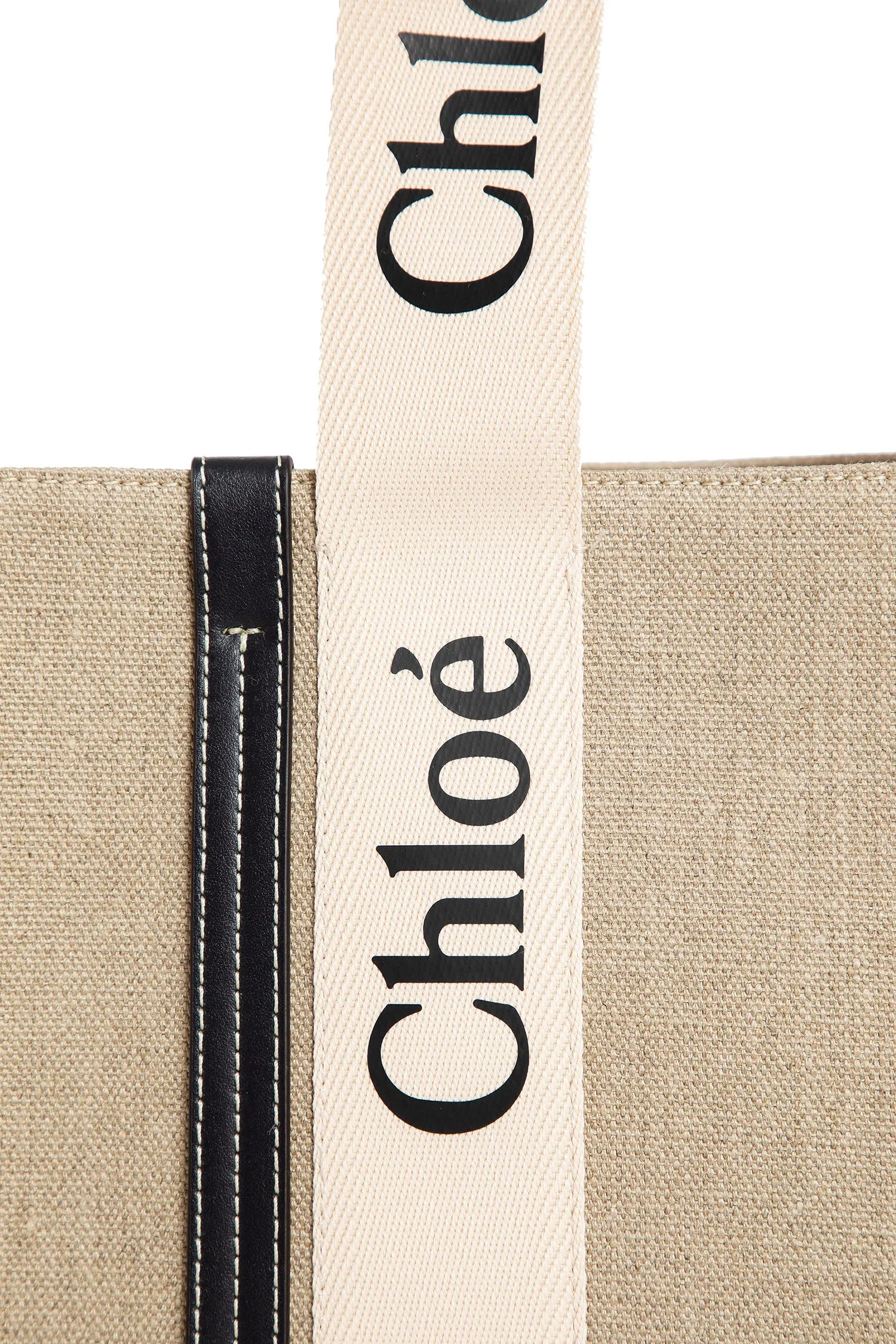 CHLO WOMAN BEIGE TOTE BAGS