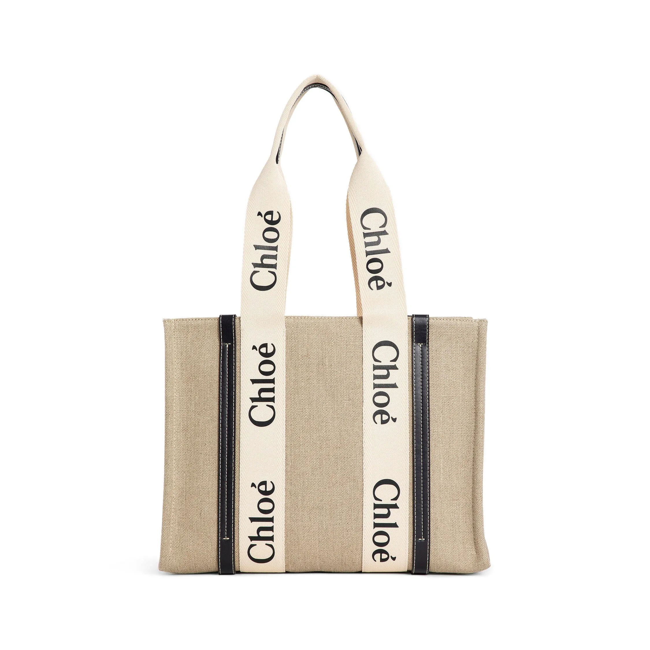 CHLO WOMAN BEIGE TOTE BAGS