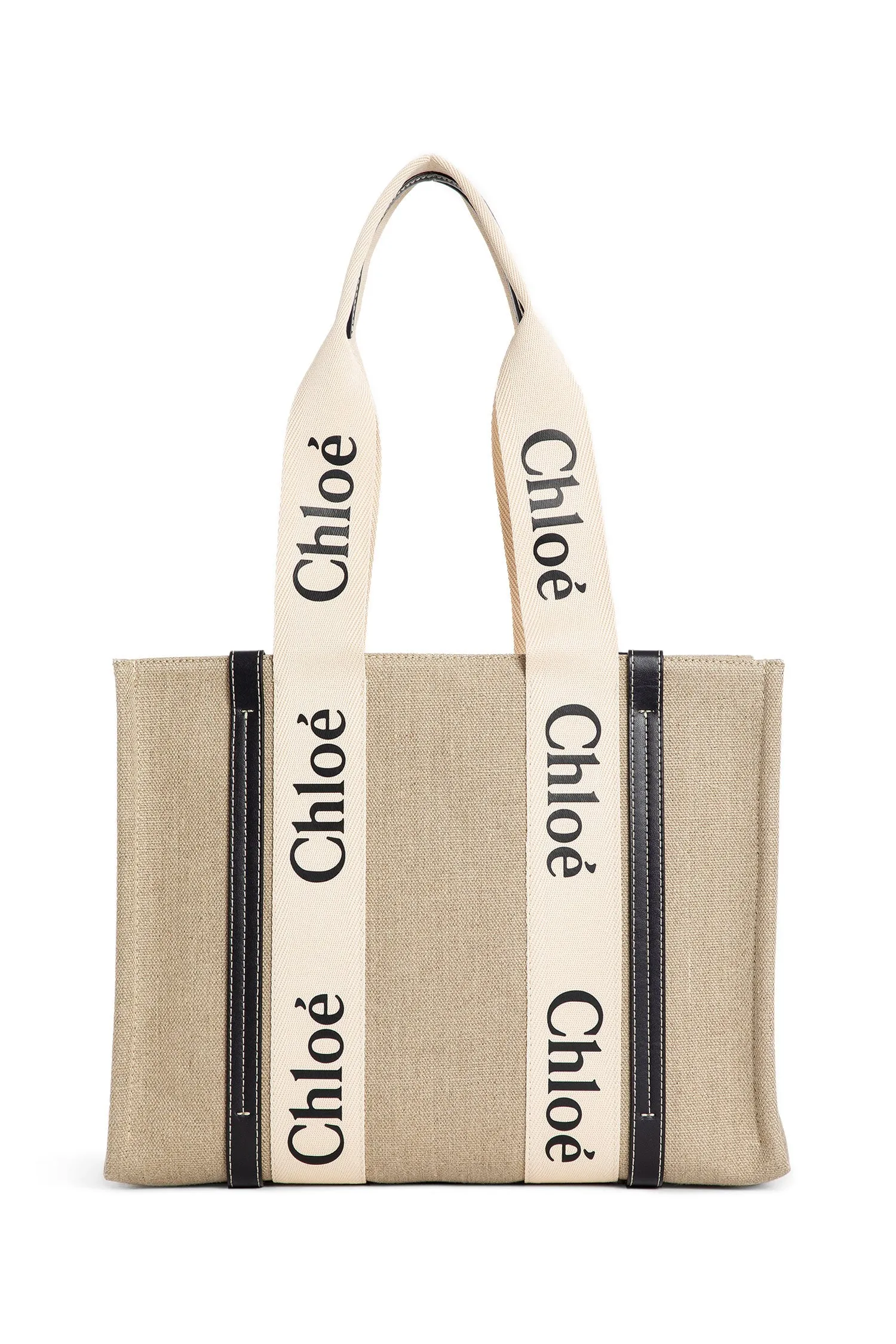 CHLO WOMAN BEIGE TOTE BAGS