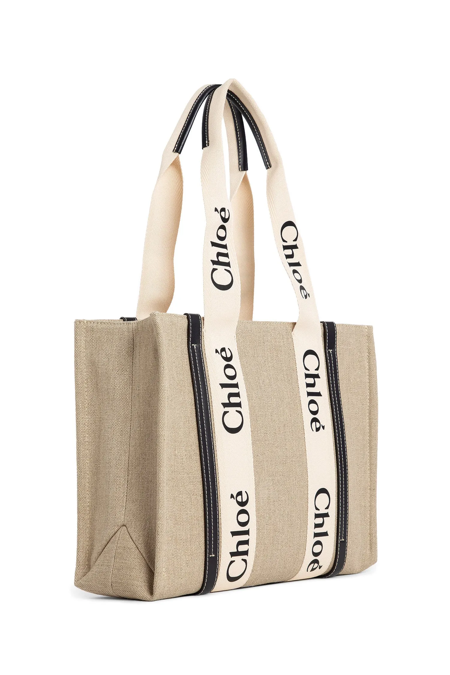 CHLO WOMAN BEIGE TOTE BAGS