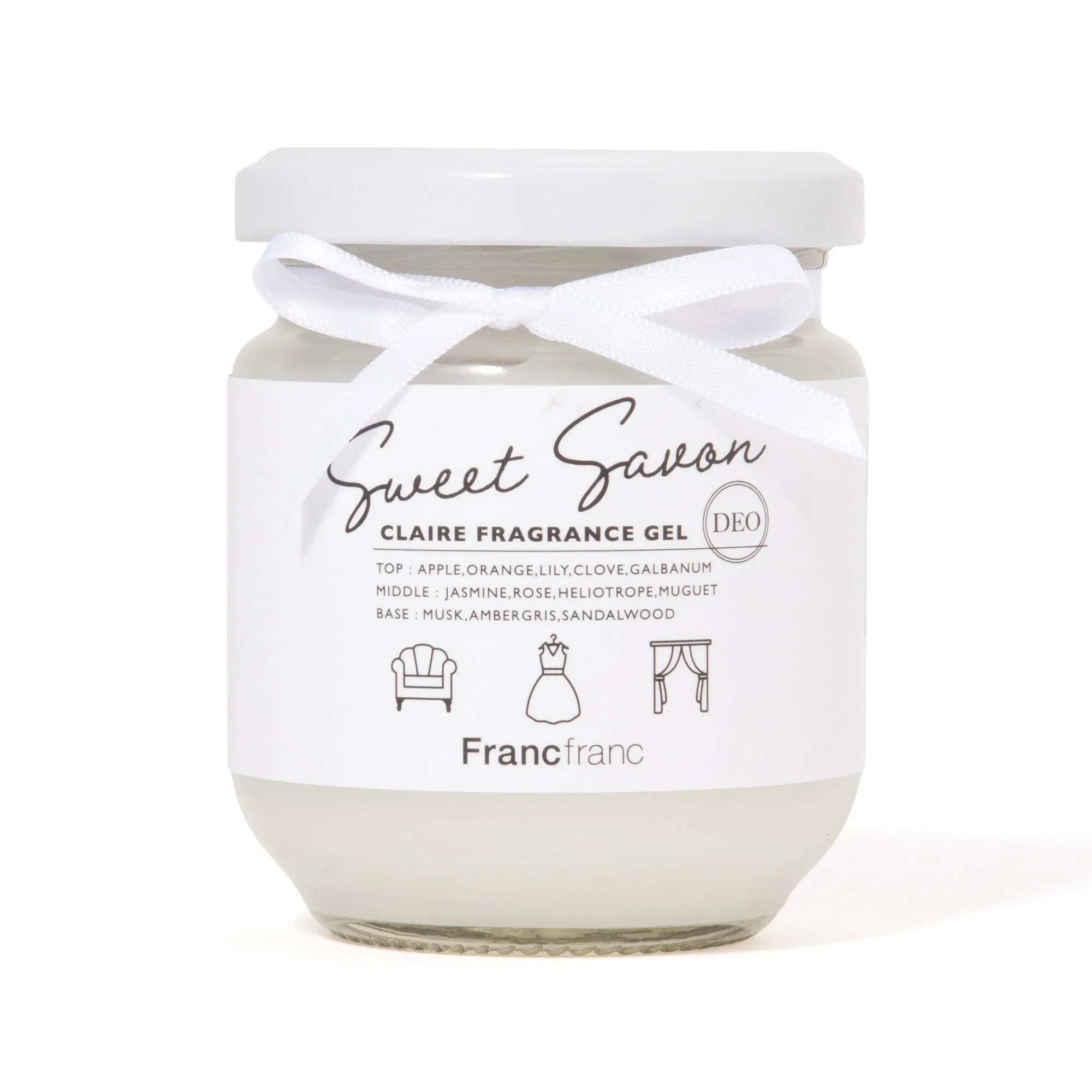 Claire Fragrance Gel White