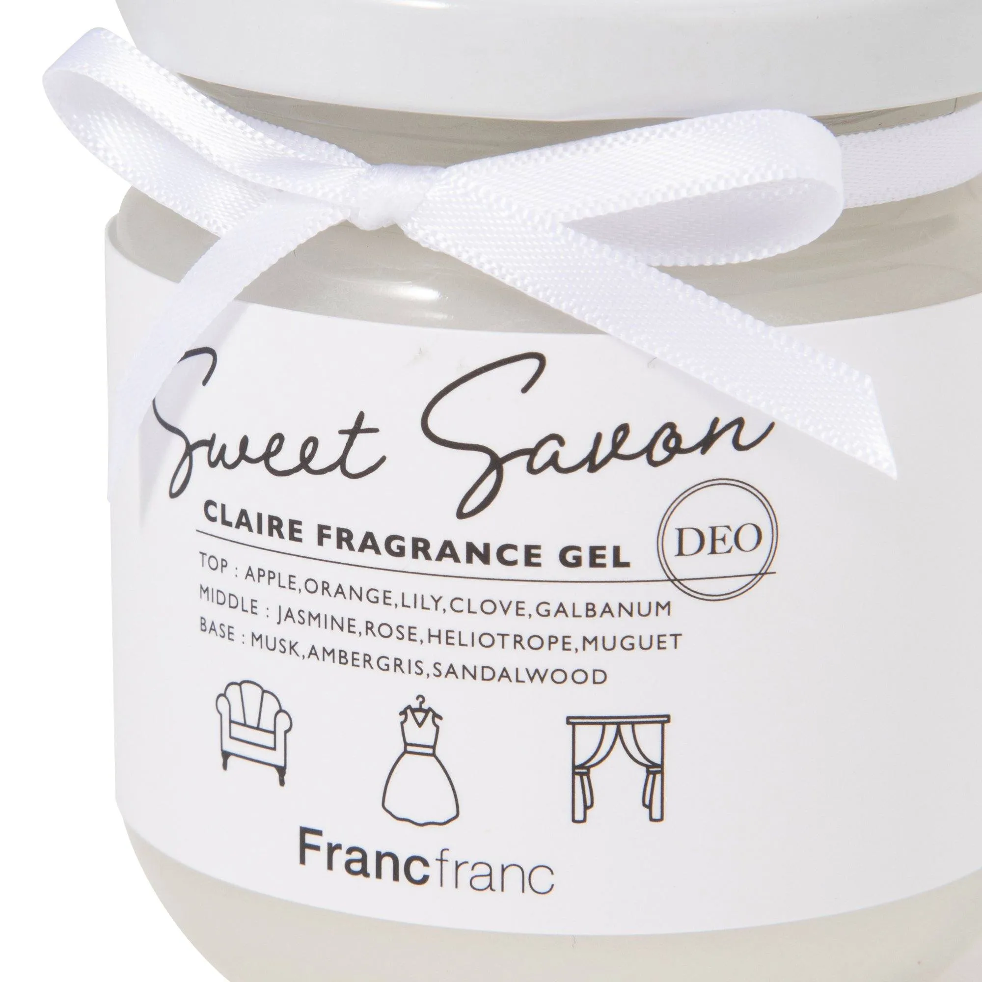 Claire Fragrance Gel White