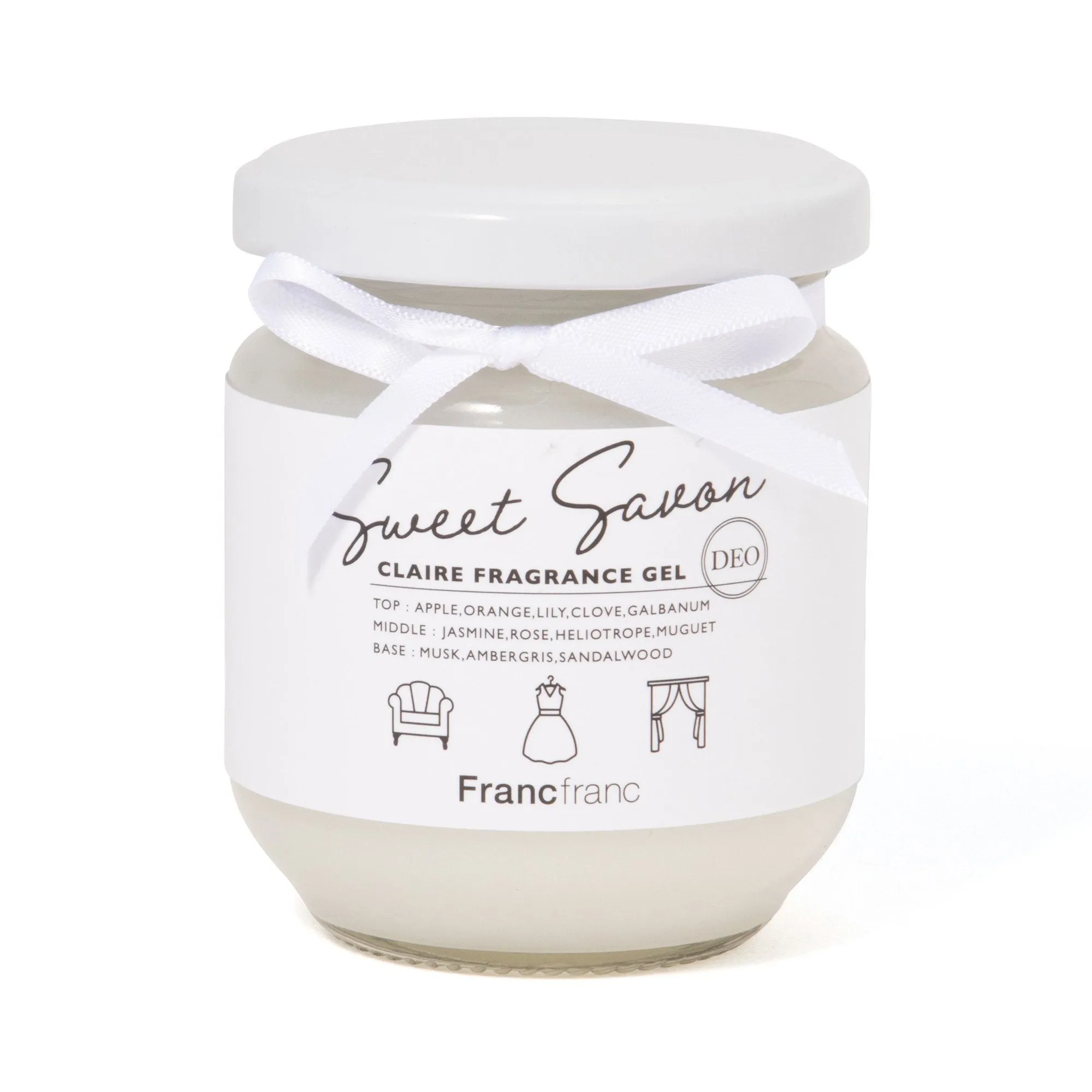 Claire Fragrance Gel White