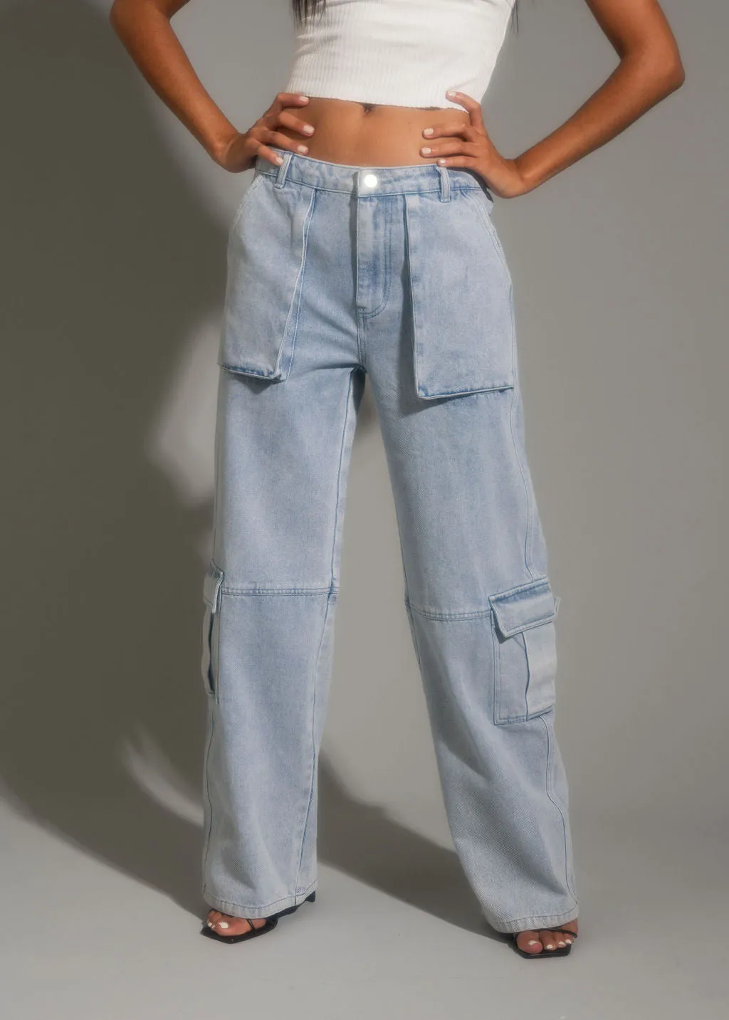 Coco Low Rise Cargo Pants