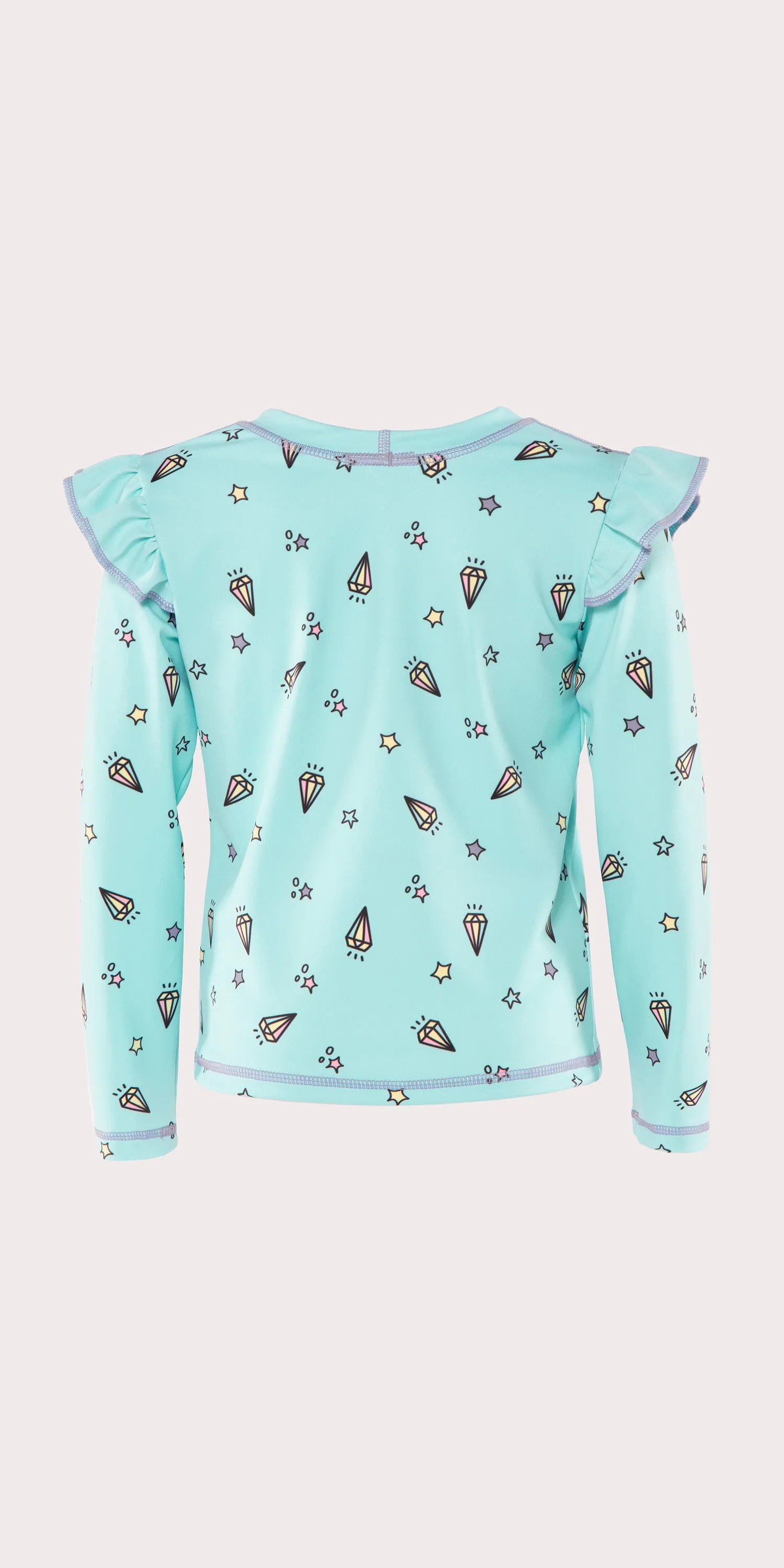 Crystalline - Kids Ruffle Long Sleeve Top