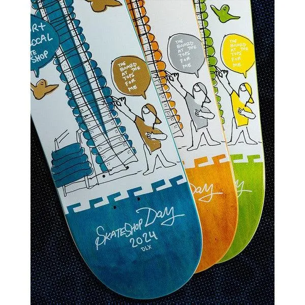 DLX Skate Shop Day Deck 2024 by Mark Gonzales