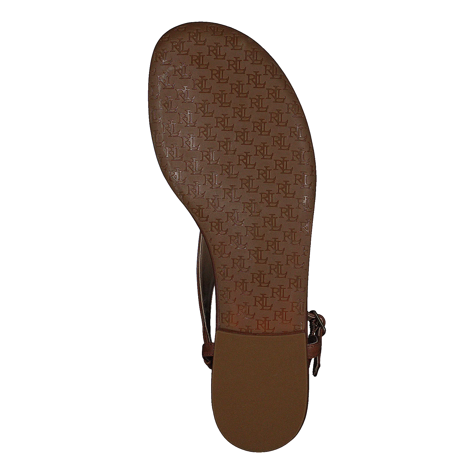Ellington Burnished Leather Sandal Deep Saddle Tan