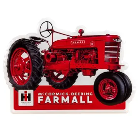 Farmall Die Cut Tractor Sign
