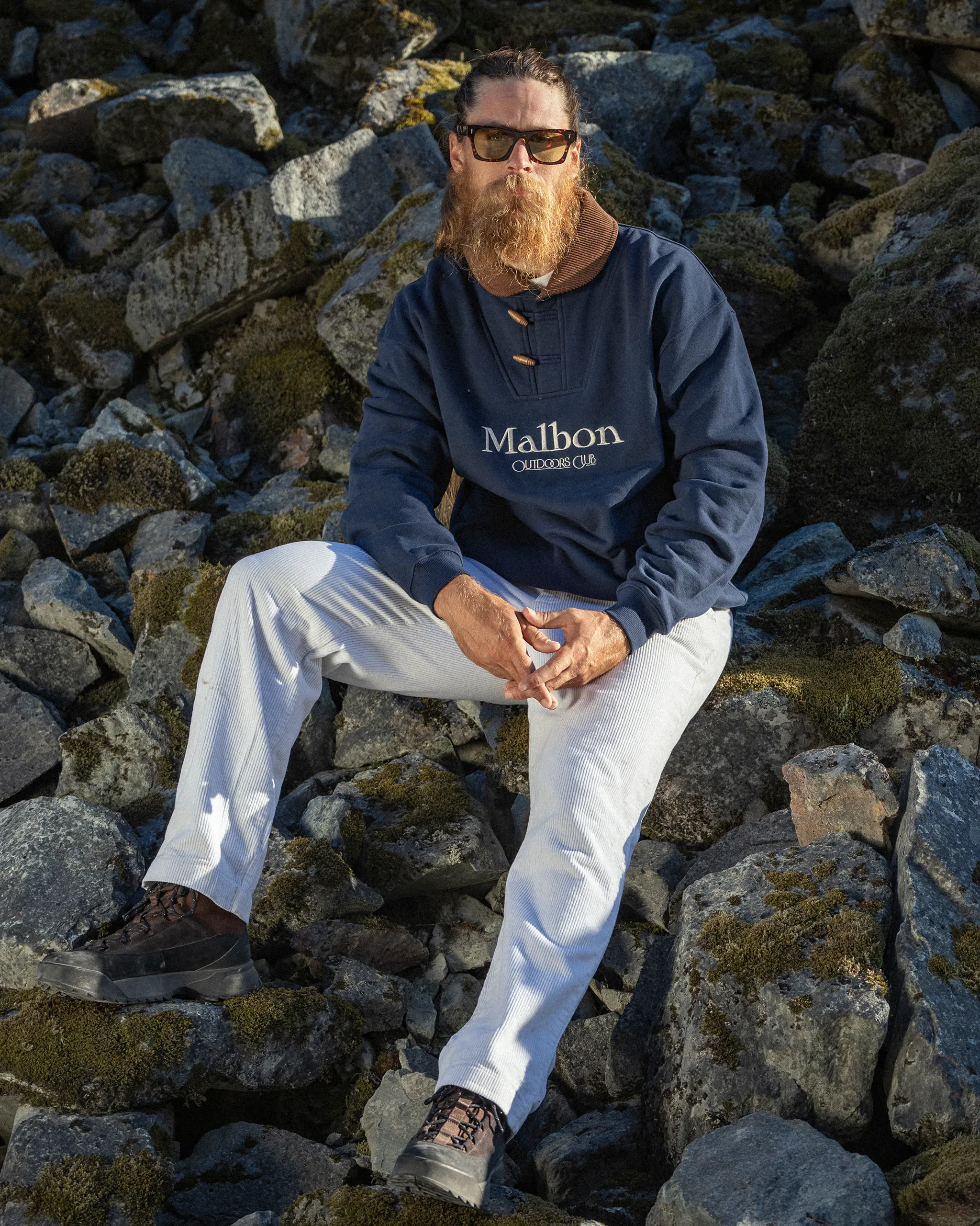 Flint Shawl Crewneck