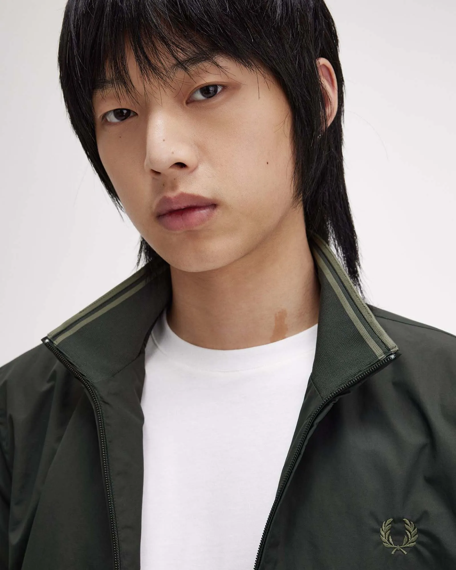 Fred Perry Brentham Jacket - Night Green