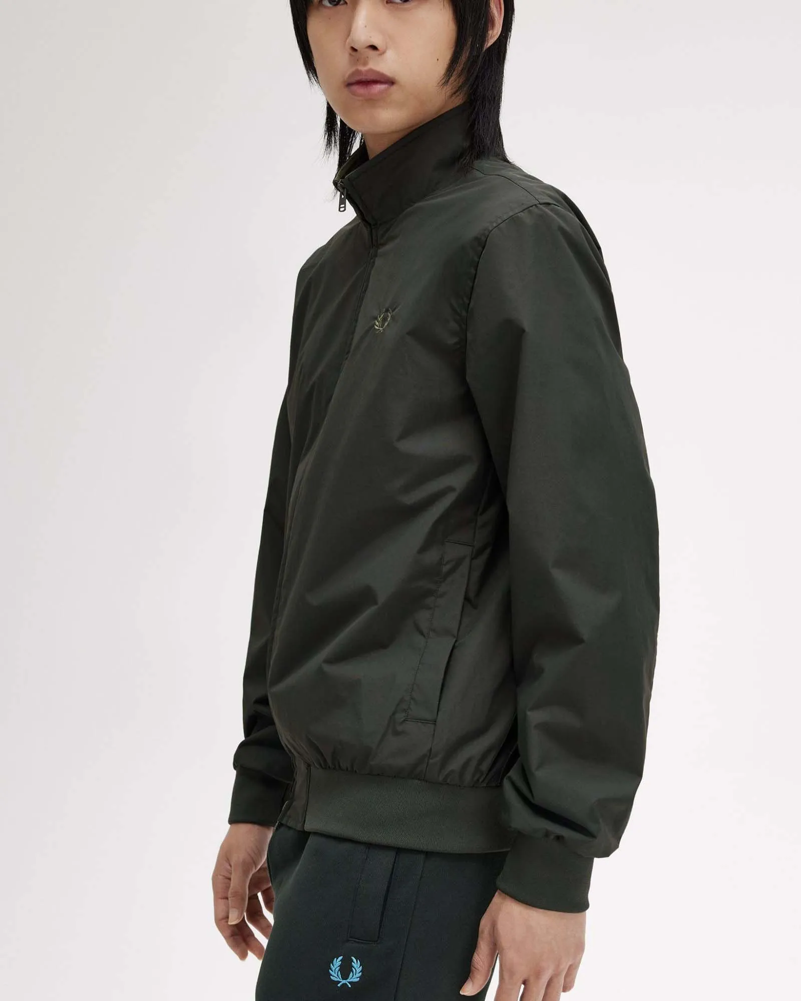 Fred Perry Brentham Jacket - Night Green