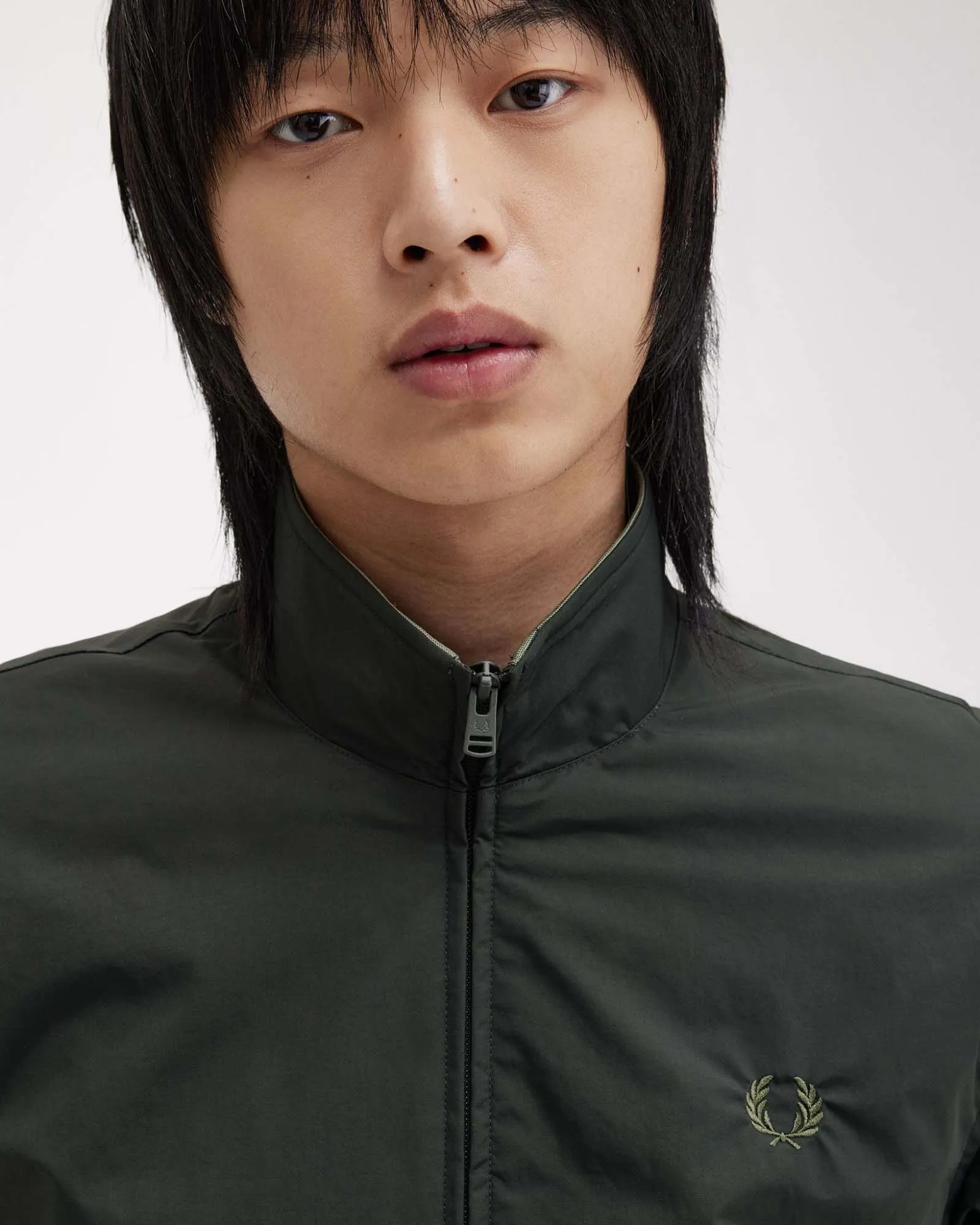 Fred Perry Brentham Jacket - Night Green