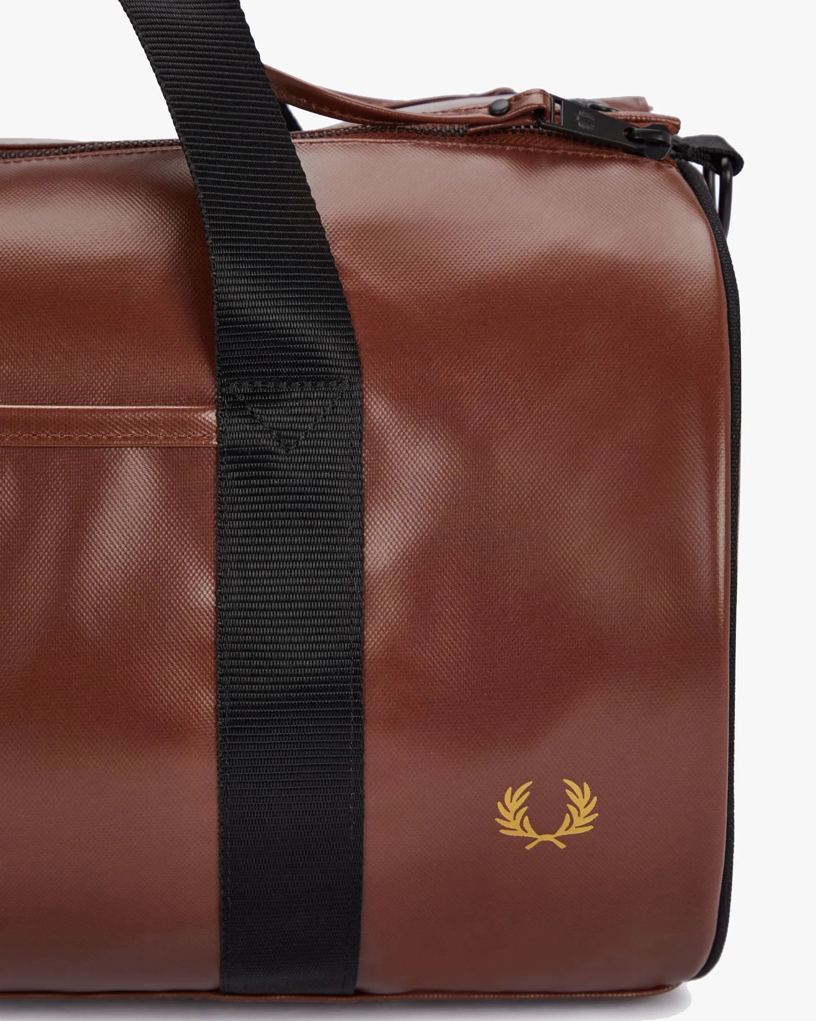 Fred Perry Tonal Classic Barrel Bag - Whisky Brown