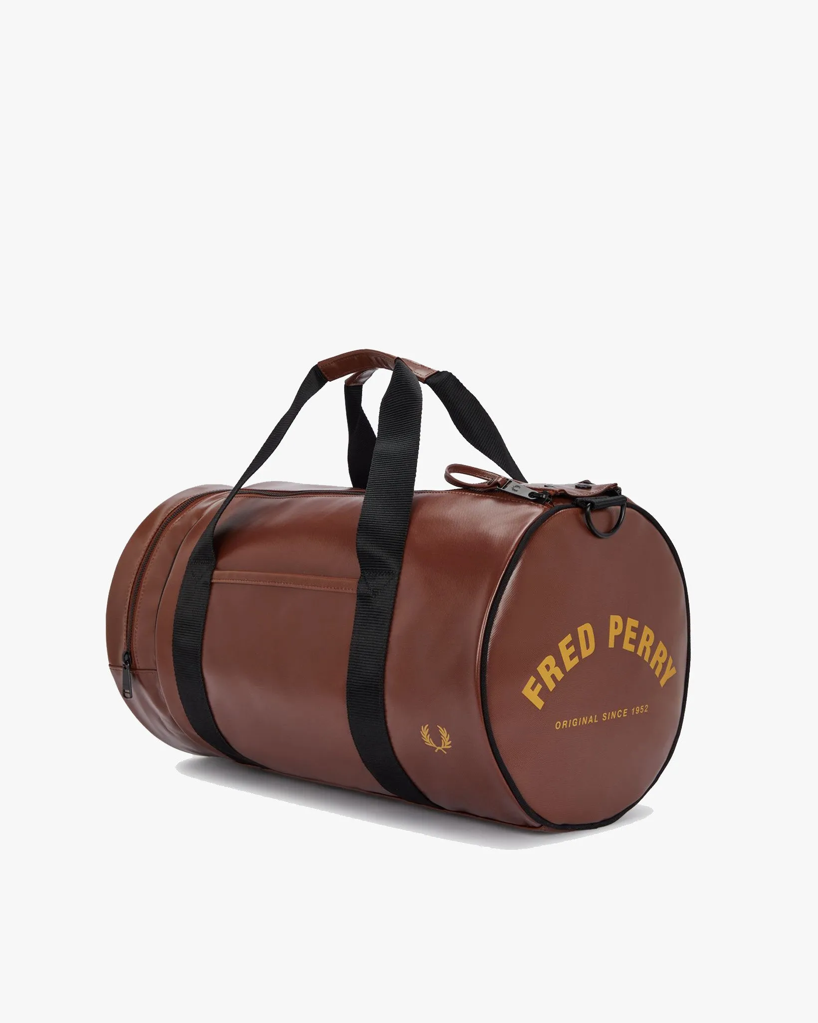 Fred Perry Tonal Classic Barrel Bag - Whisky Brown