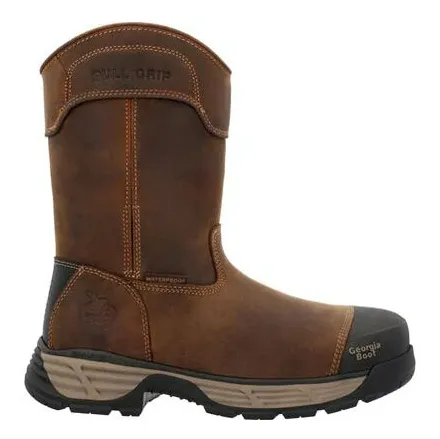 Georgia Boot Durablend Edge 10" Waterproof Alloy Toe Pull On Work Boot