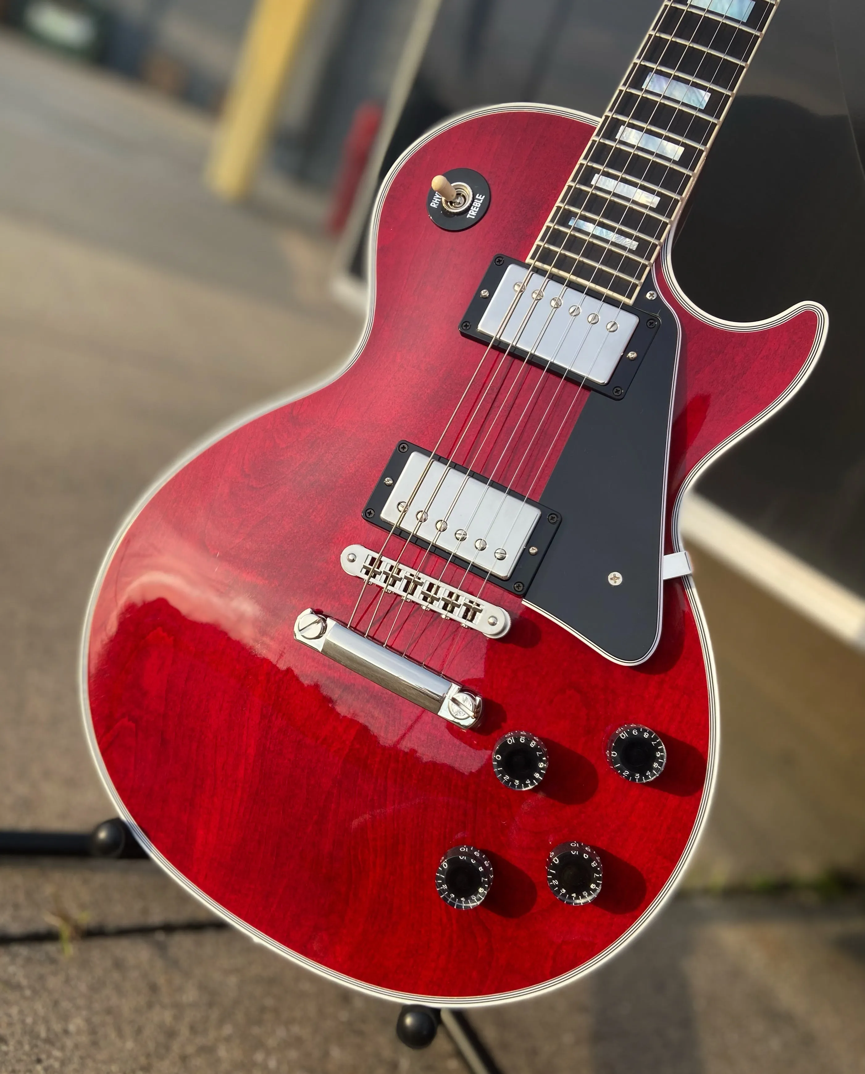 Gibson Les Paul Custom, Nickel Hw, Wine Red Gloss 10lbs 11.7oz
