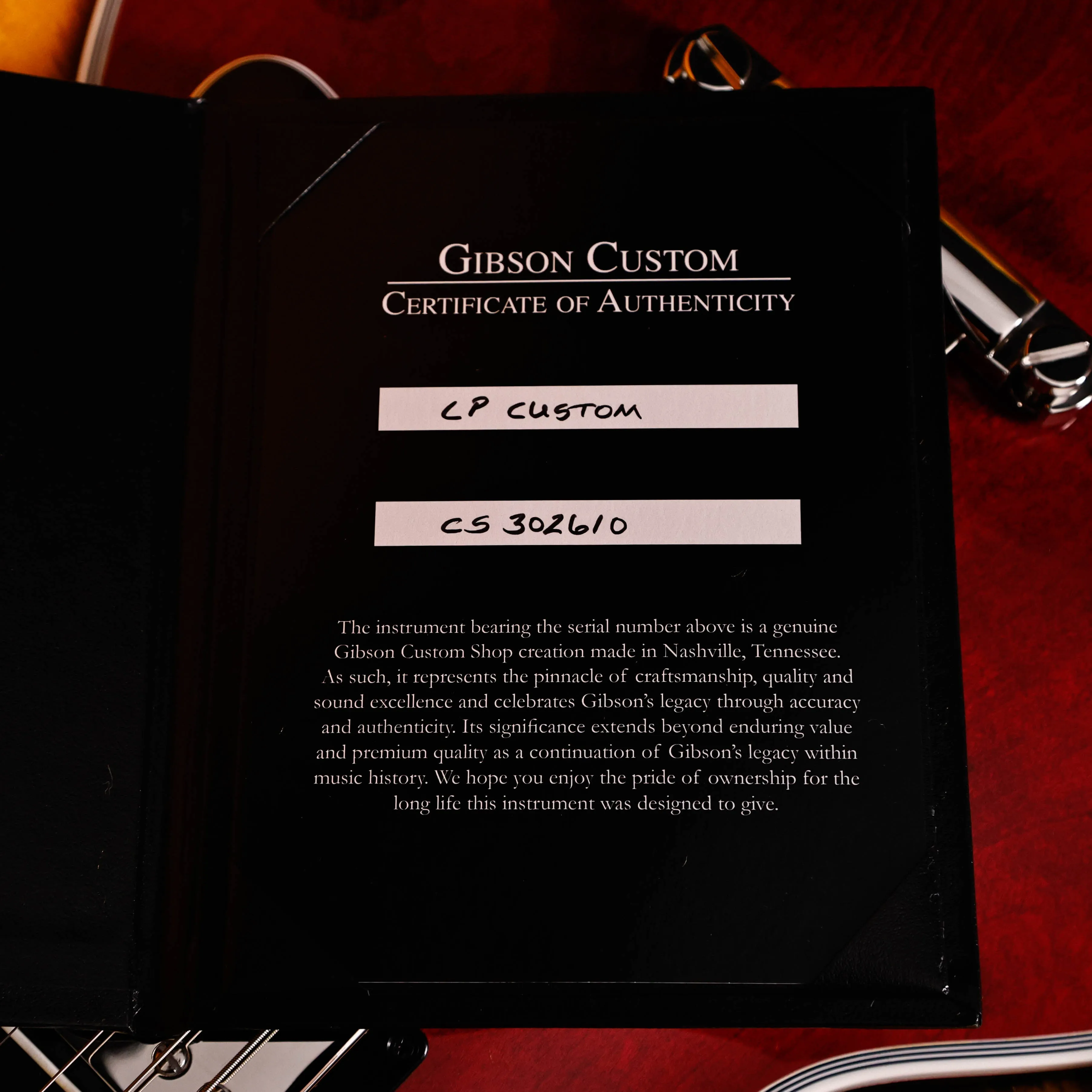 Gibson Les Paul Custom, Nickel Hw, Wine Red Gloss 10lbs 11.7oz