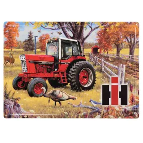 IH 1086 Cab Tractor with Wildlife Metal Sign