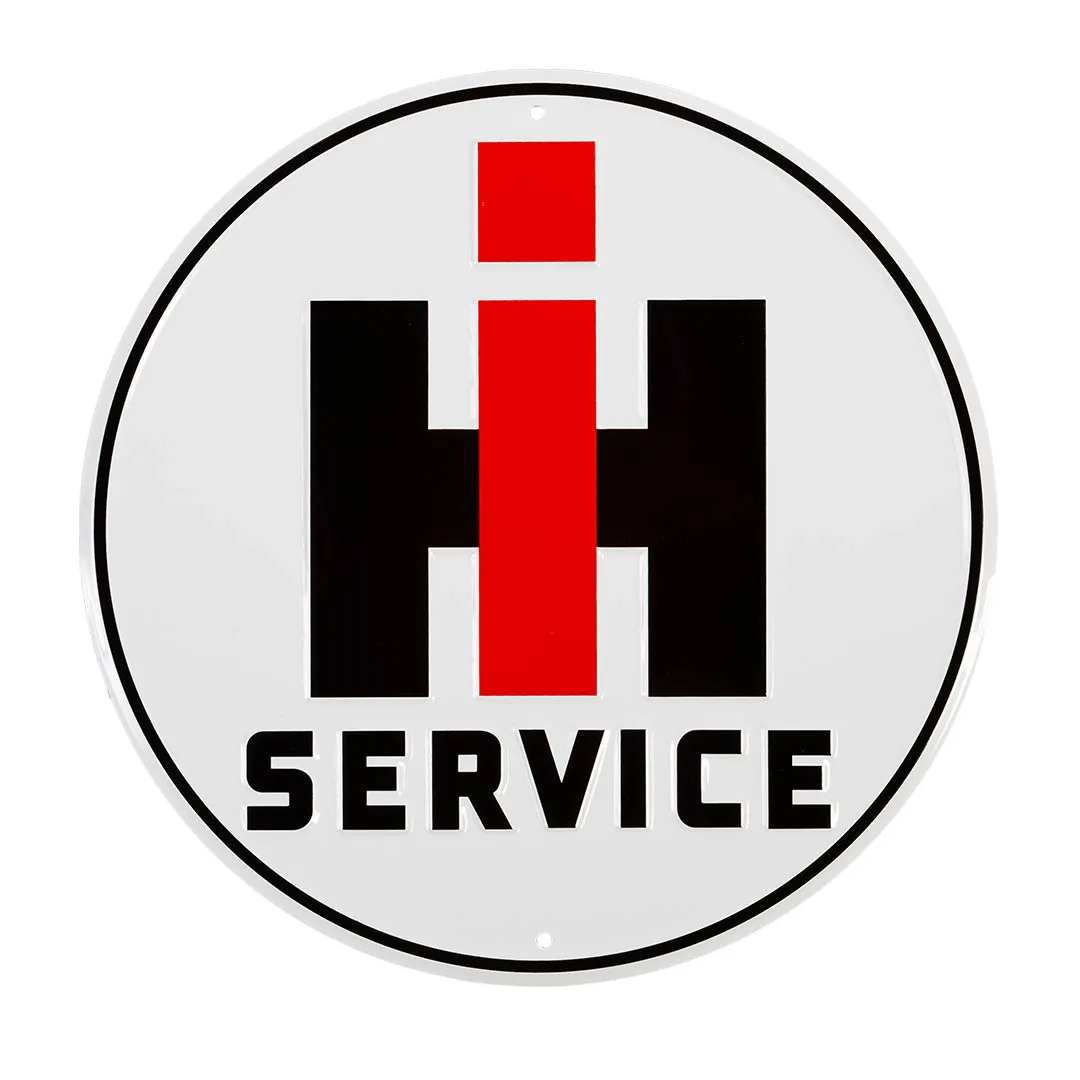 IH Service Metal Sign