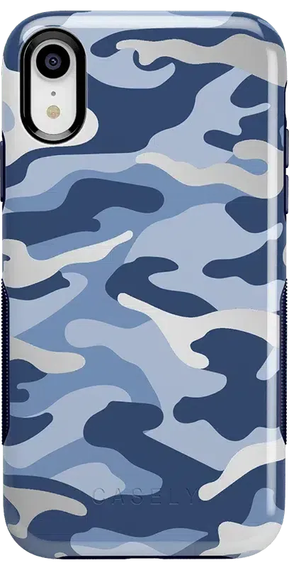 In Formation | Metallic Blue Camo Case