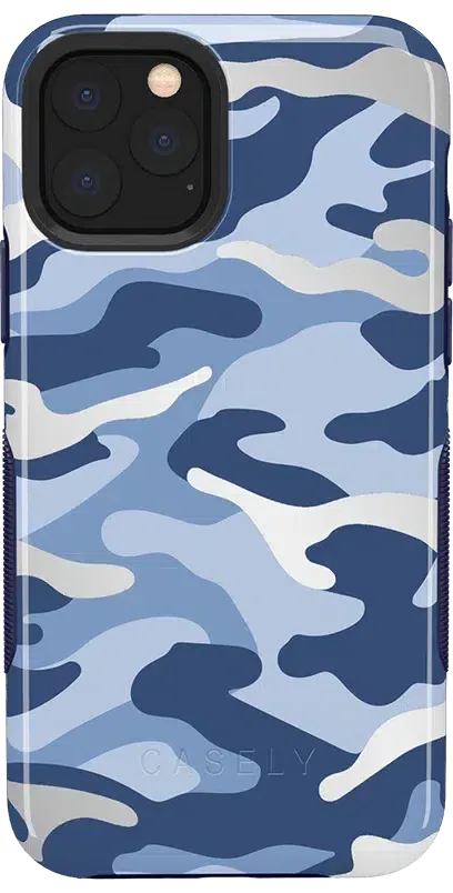 In Formation | Metallic Blue Camo Case