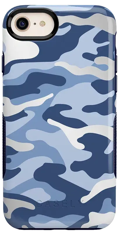 In Formation | Metallic Blue Camo Case